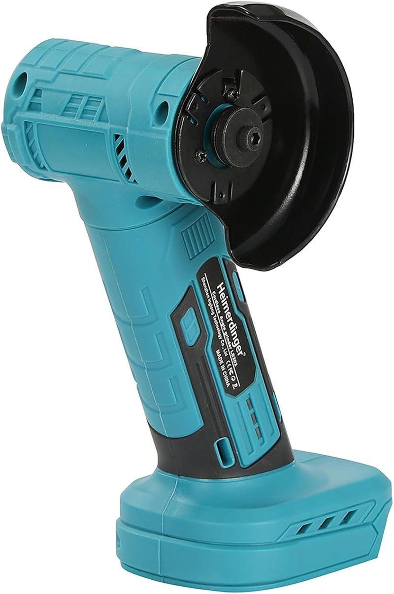 Heimerdinger Brushless Mini Angle Grinder with 4000mAh Battery,Cordless Electric Grinding Tool,19500rpm Compact Power Handheld Cutter for Metal Grinding,Cutting - Image 2